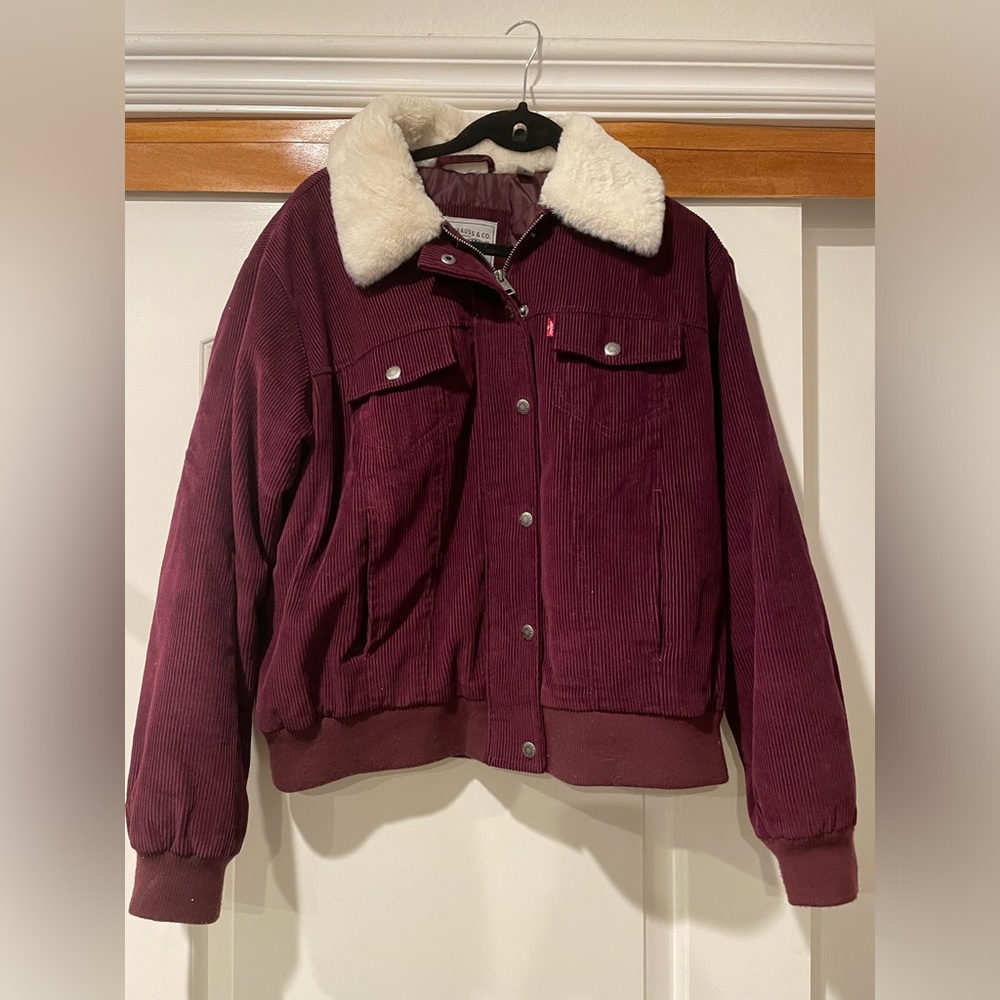 Levi’s Burgundy Corduroy Jacket